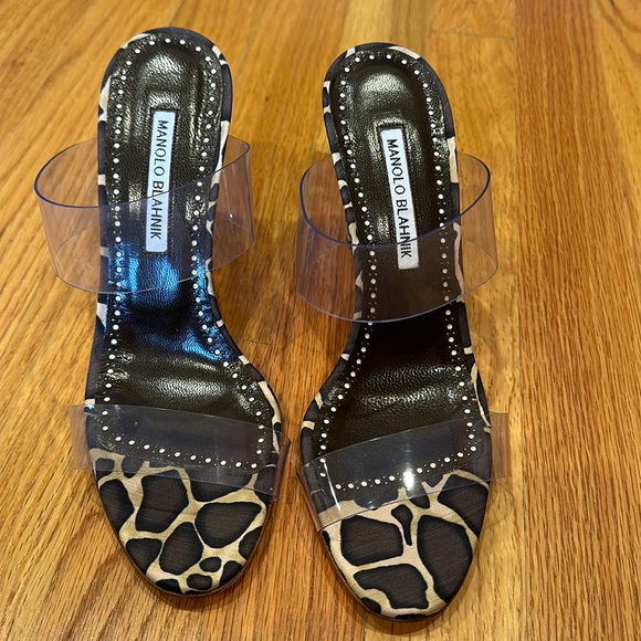 MANOLO BLAHNIK SCOLTO CHEETAH PRINT - BRAND NEW IN BOX - SIZE 7 - Picture 1 of 9